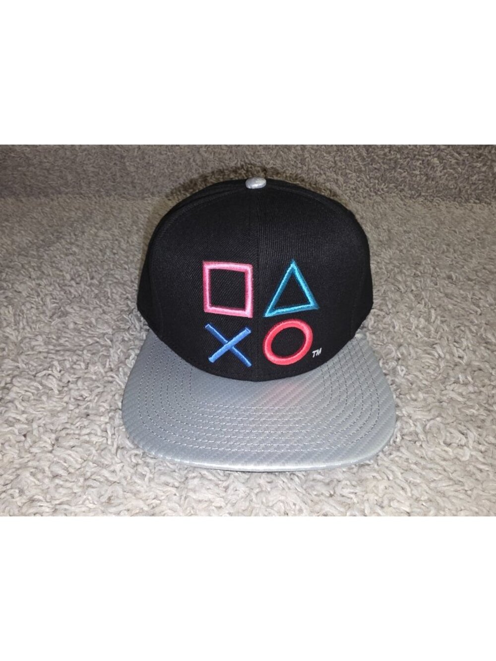 Playstation Hat Snapback Sony 2018 PS4 / PS5 3D Thick Embroidered Game Pad